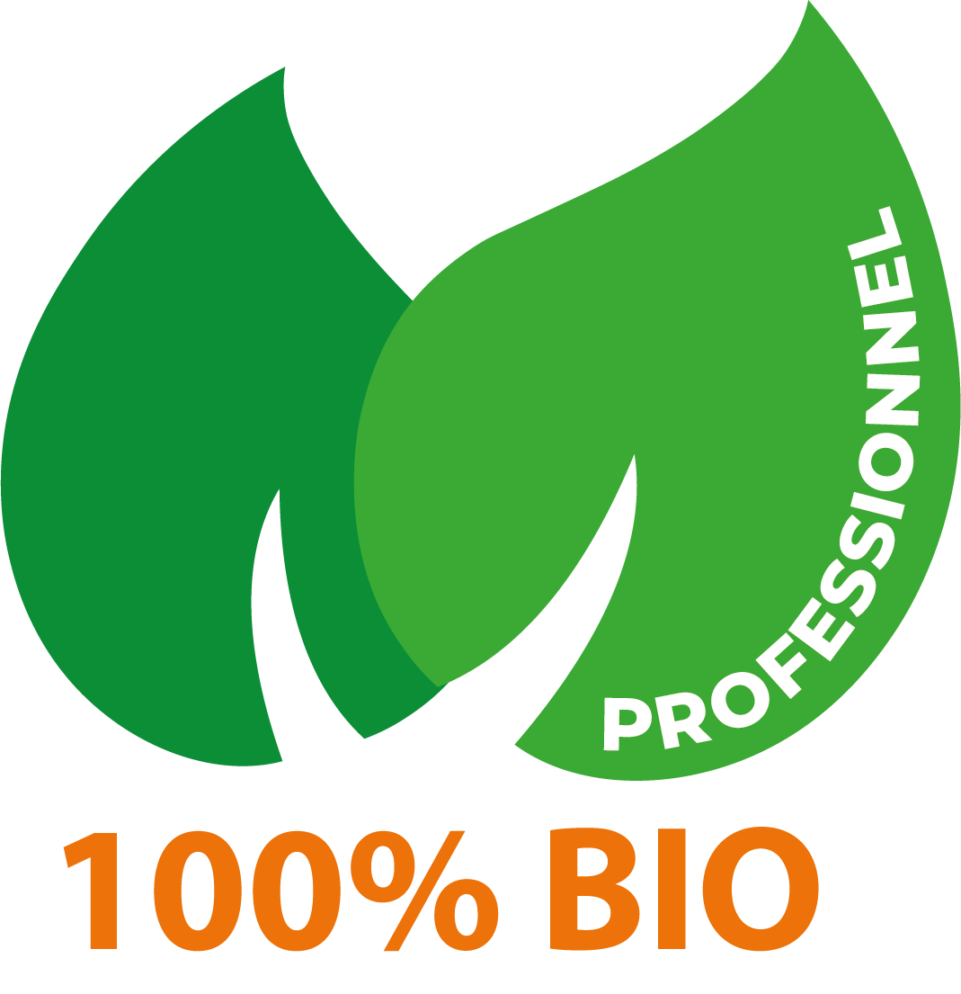 logo officiel 100% Bio pour informer le consmmateur des fermes en mixité