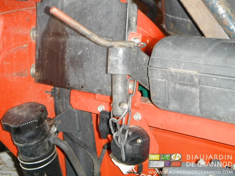 photo du petit bricolage tout bête qui permet de ne pas perdre la goupille