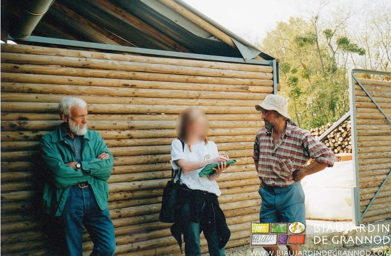 photo de Roger Raffin en appui technique à pascal Pigneret au tout début de ce millénaire