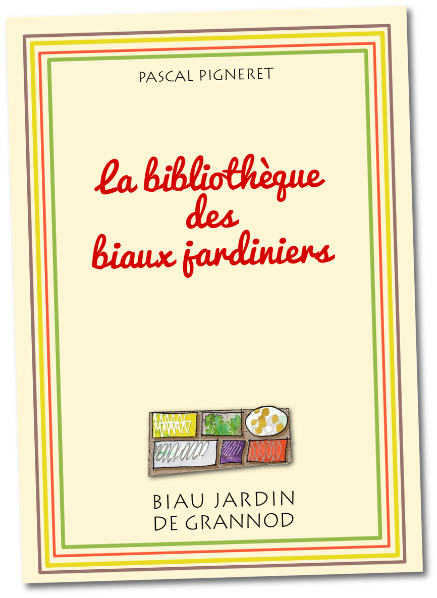 couverture blanche de livre titré la bibliothèque des Biaux Jardiniers