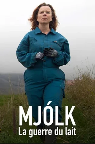 affiche de Mjolk avec l'héroïne du film de Hakonarson