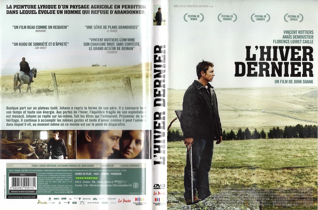 scan de la boite du dvd du film de Shank L'hiver dernier