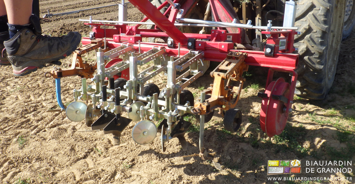 photo détaillées des disques et dents des parallélogrammes Duo et leurs roues