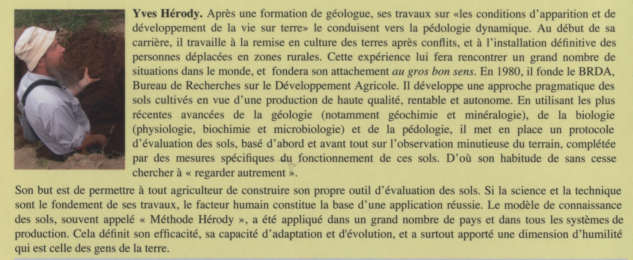 couverture d'un livre de Yves Hérody résumant ses carrière et point de vue