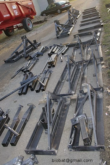 photo des éléments de cultibuttes classés pour que chacun ait tout le nécessaire en partant