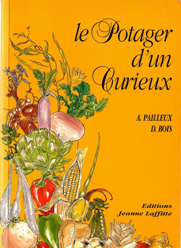photo du dessin de couverture du livre le potager d'un curieux