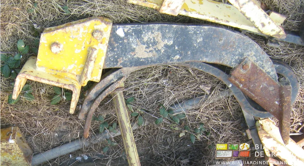 photo d'une dent de chisel avec le cavalier d'assemblage