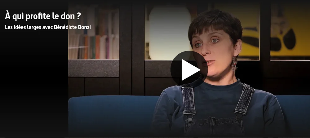 copie d'écran de Bénédicte Bonzi intervenant sur Arte