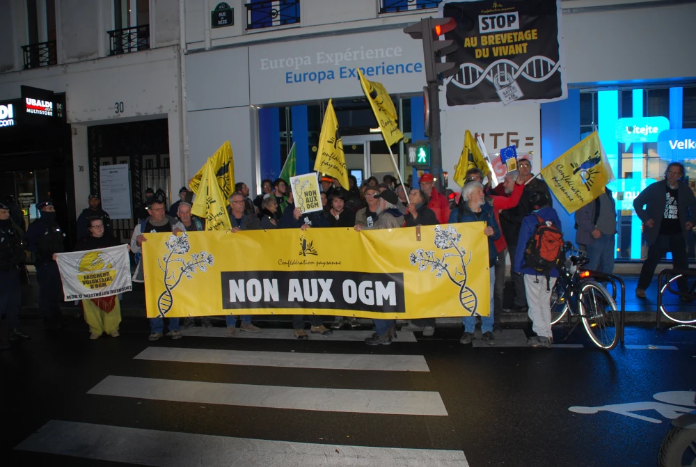 photo des manifestants stoppant l'occupation après avoir obtenu des rendez vous européens