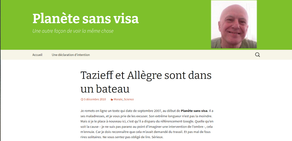 copie d'écran du chapo de cet article de Fabrice Nicolino