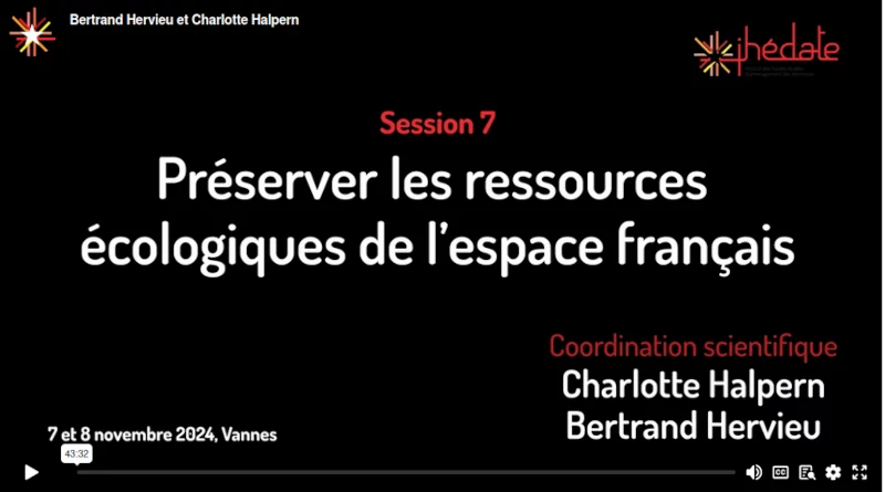 copie d'écrAn de la page annonçant le conférence à l'IHÉDADE