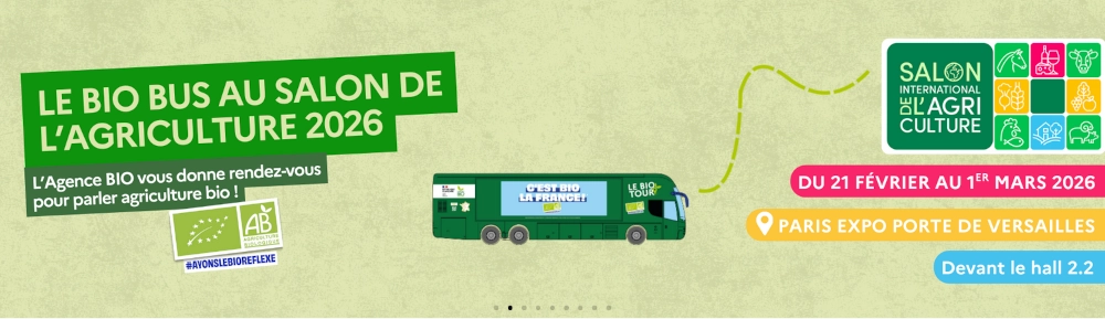 copie d'écran le bus sur le site agence bio