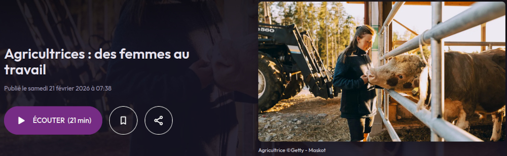 copie écran france culture bandeau de l'émission avec bouton pour podcsat